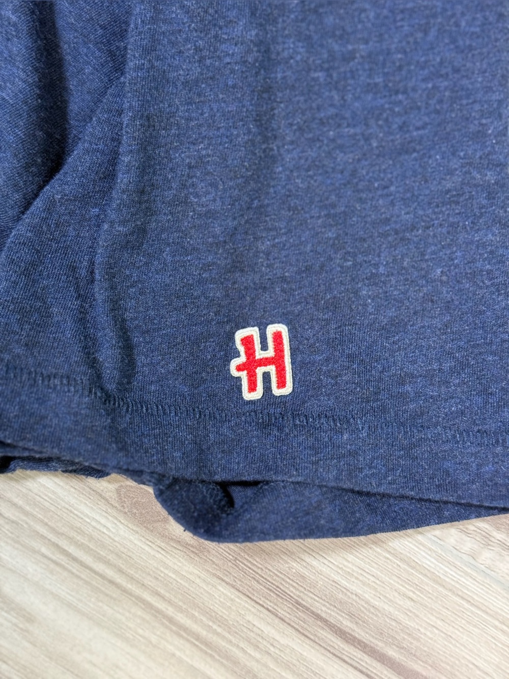 HOMAGE Navy Indiana Fever Graphic Tee with Red & Yellow Logo - Picture 8 of 9
